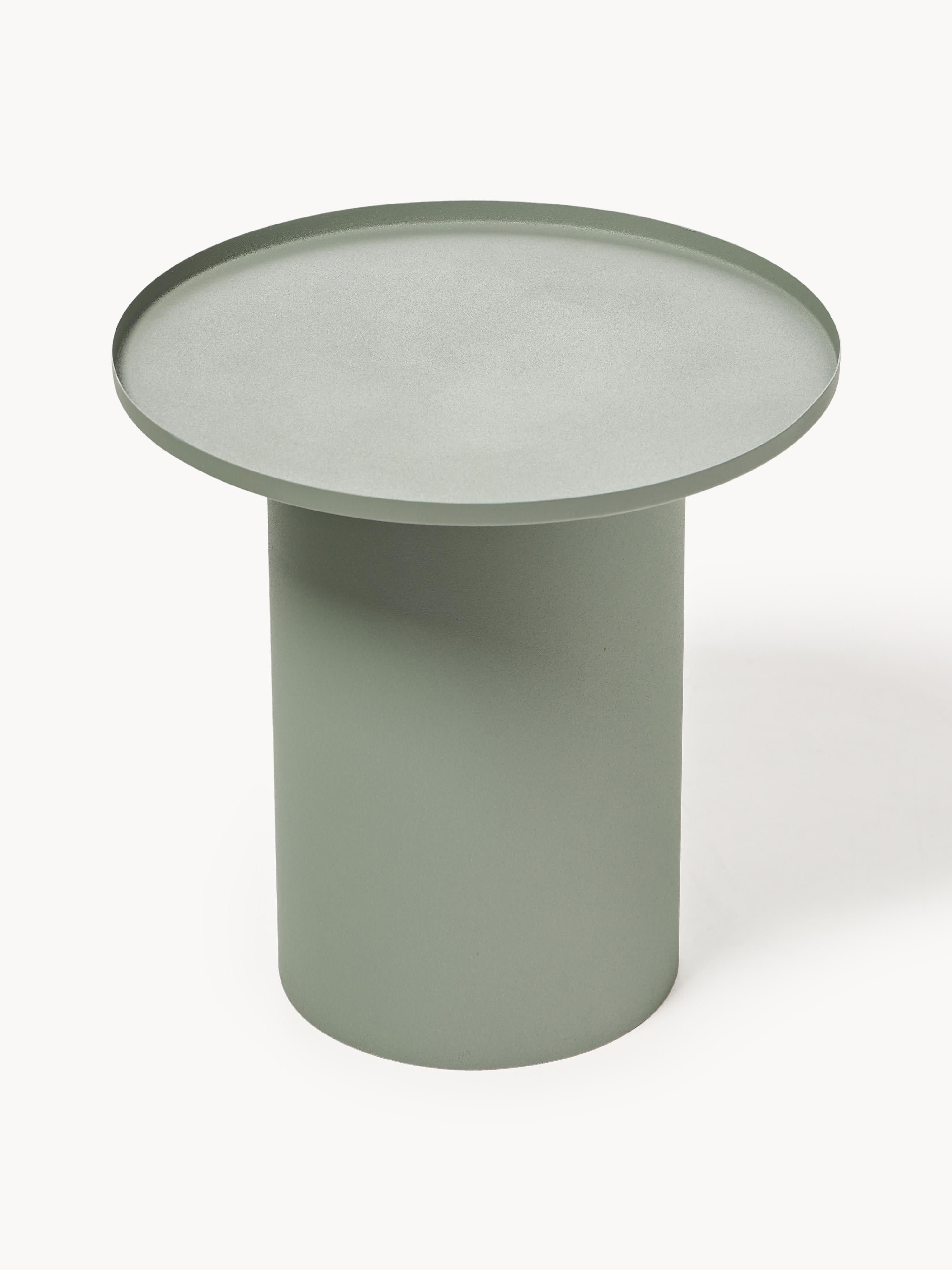 Ronde metalen bijzettafel Sverre