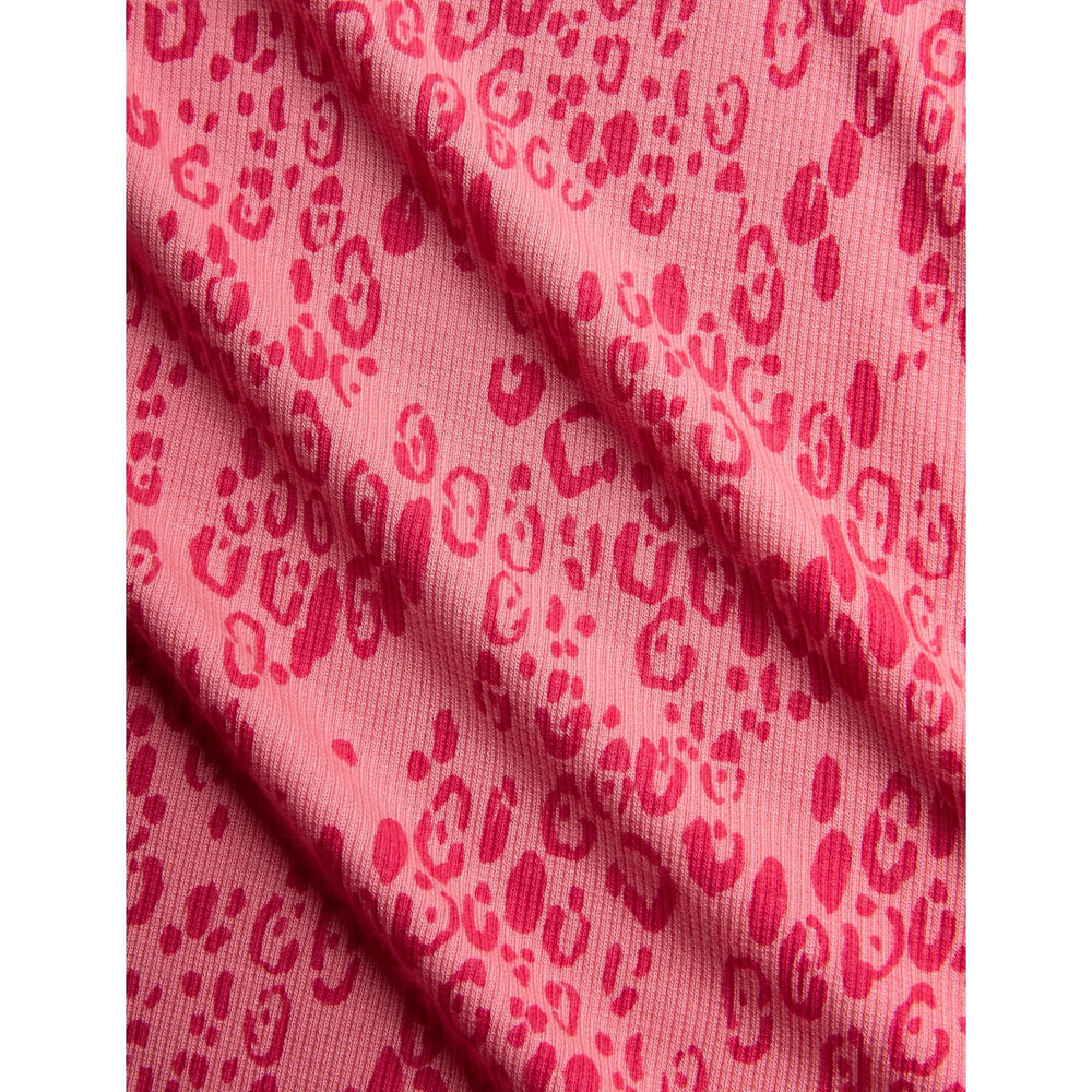 Køb Mini Rodini Pink Mini Leopard AOP Ss Tee