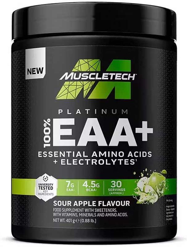 Muscletech - Platinum EAA - Sportdrank - 30 servings - Sour Apple