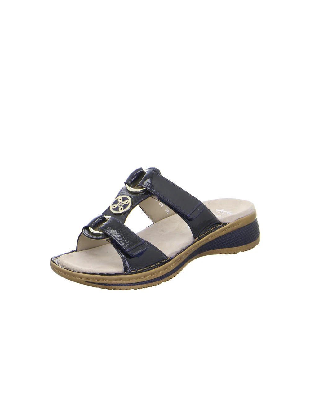 Pantolette Hawaii blau