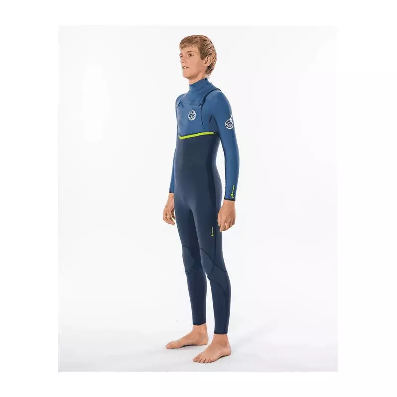 Combinaison intégrale junior RIPCURL Jnr.Fbomb 32Gb C/Zip Stmr Blue