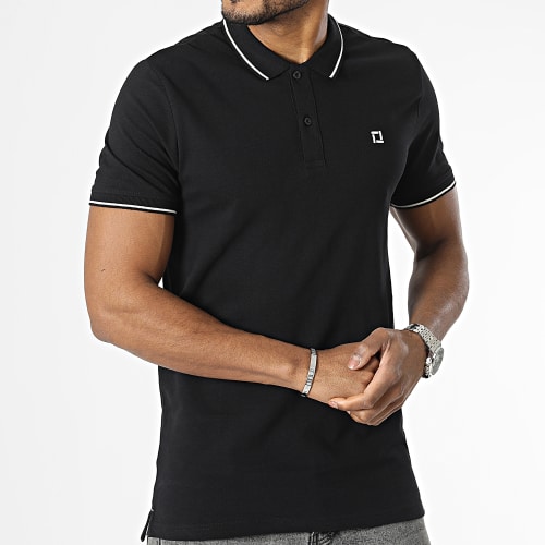 Polo Manches Courtes Fletcher Noir
