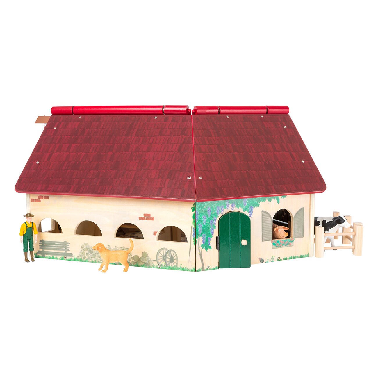 Smallfoot Woodfriends Bauernhof 11005 Mehrfarbig Kinderbauernhof
