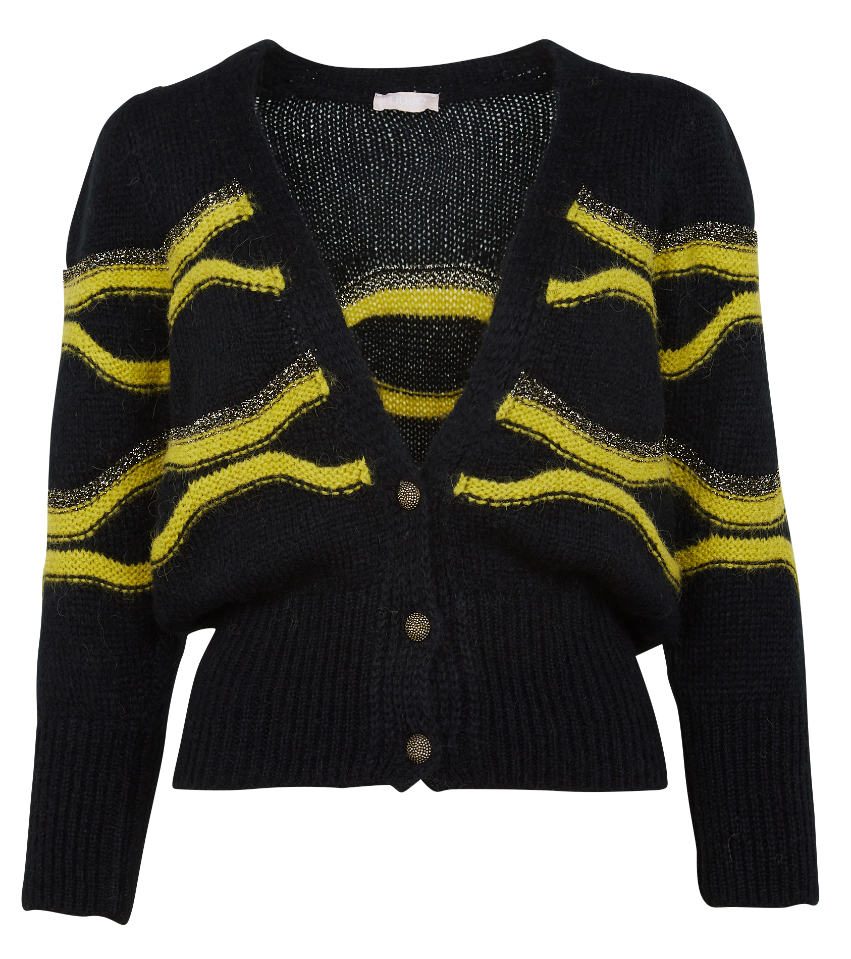 Cardigan ajusté à col V | Vert