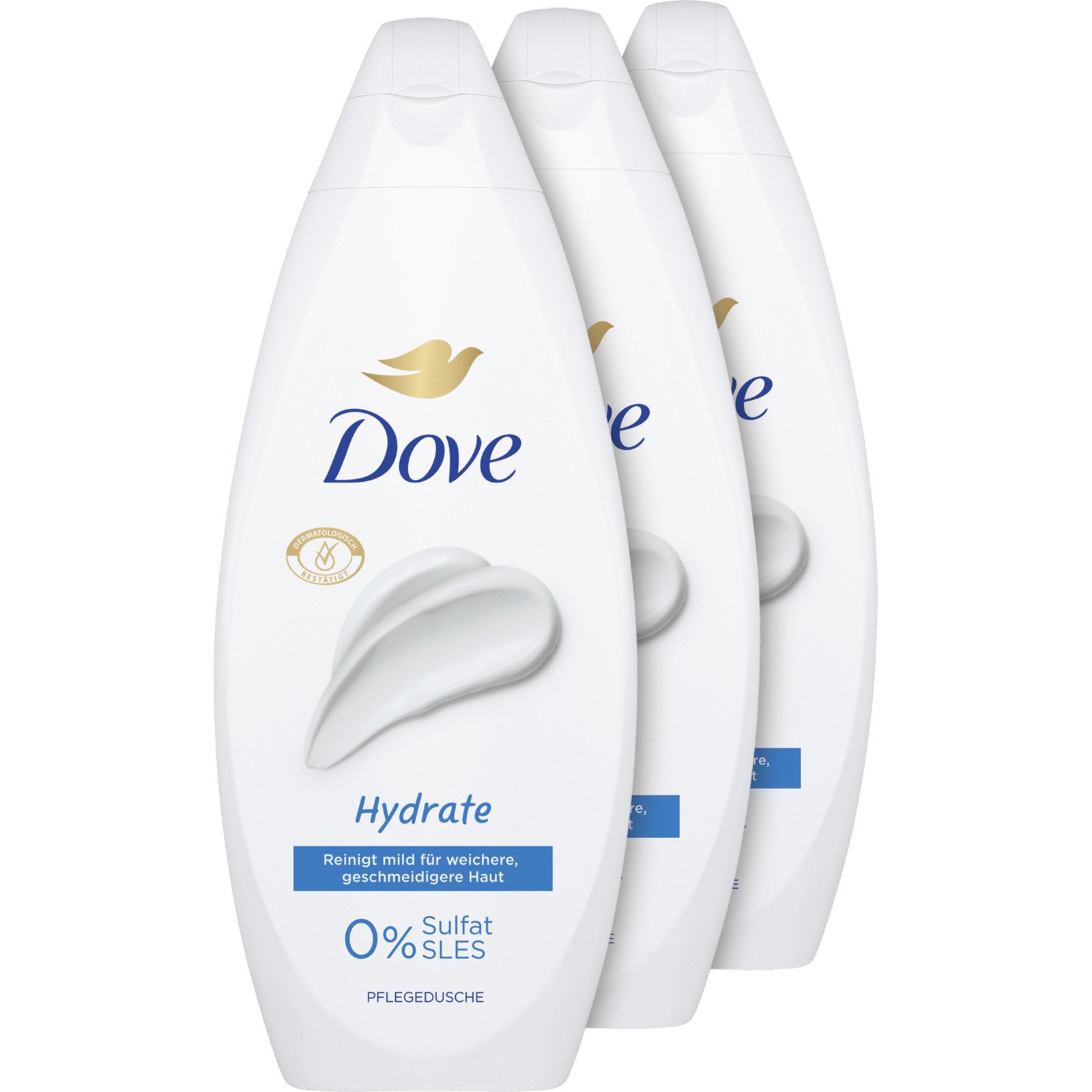 Dove Duschgel Essential Hydrate 3 x 250 ml