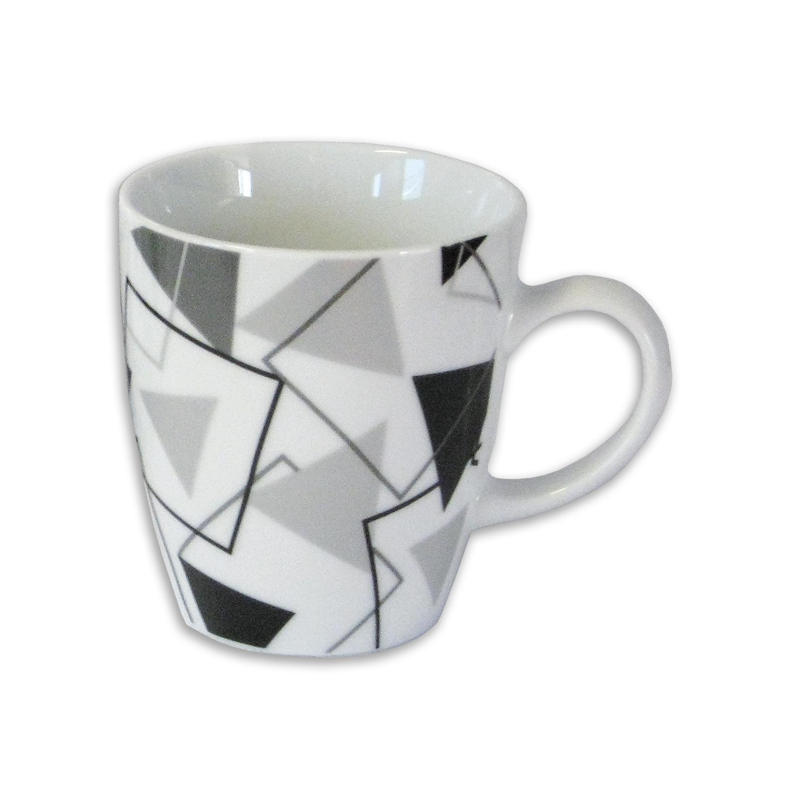 Kaffeebecher - schwarz-weiß - sortiertes Design