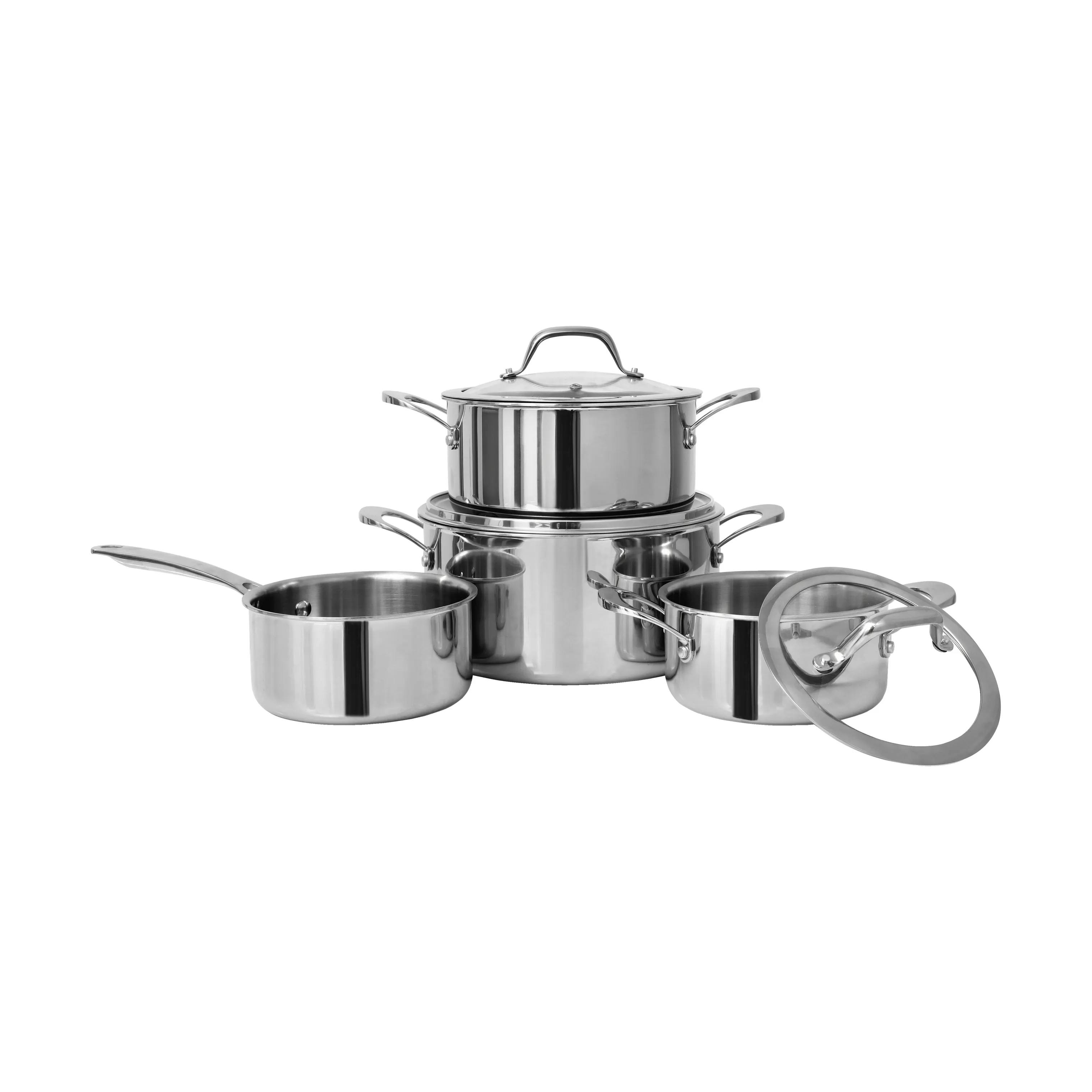 Cook & Baker 3-ply Grydesæt - 7 dele