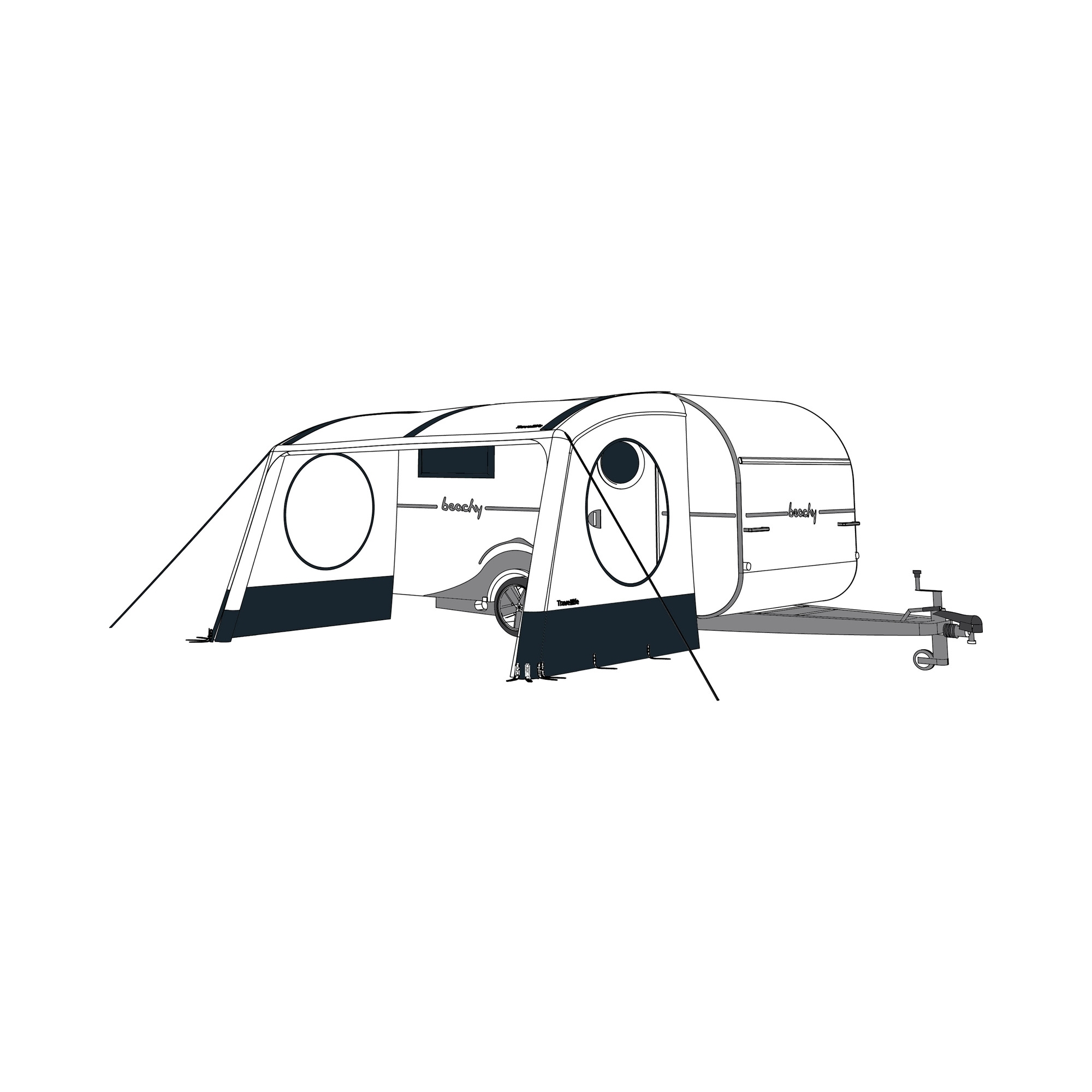Travellife Seitwenwand für Travellife Suncanopy