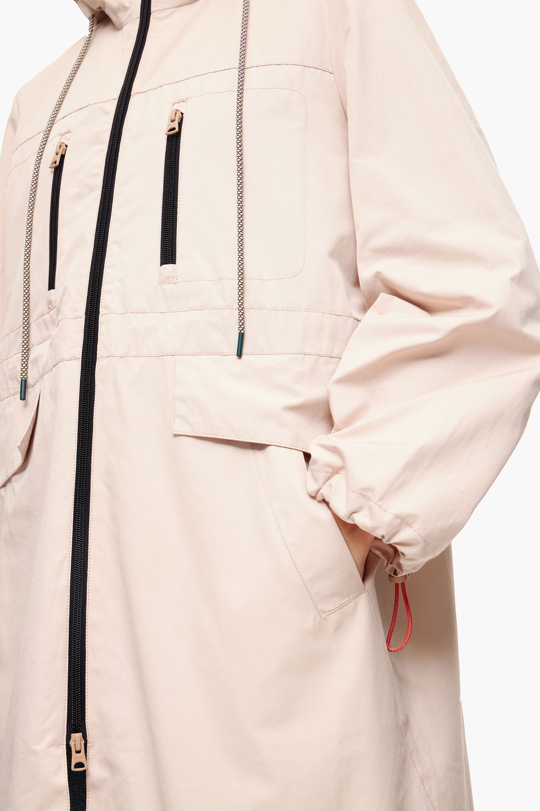 Trench coat flare cor pedra
