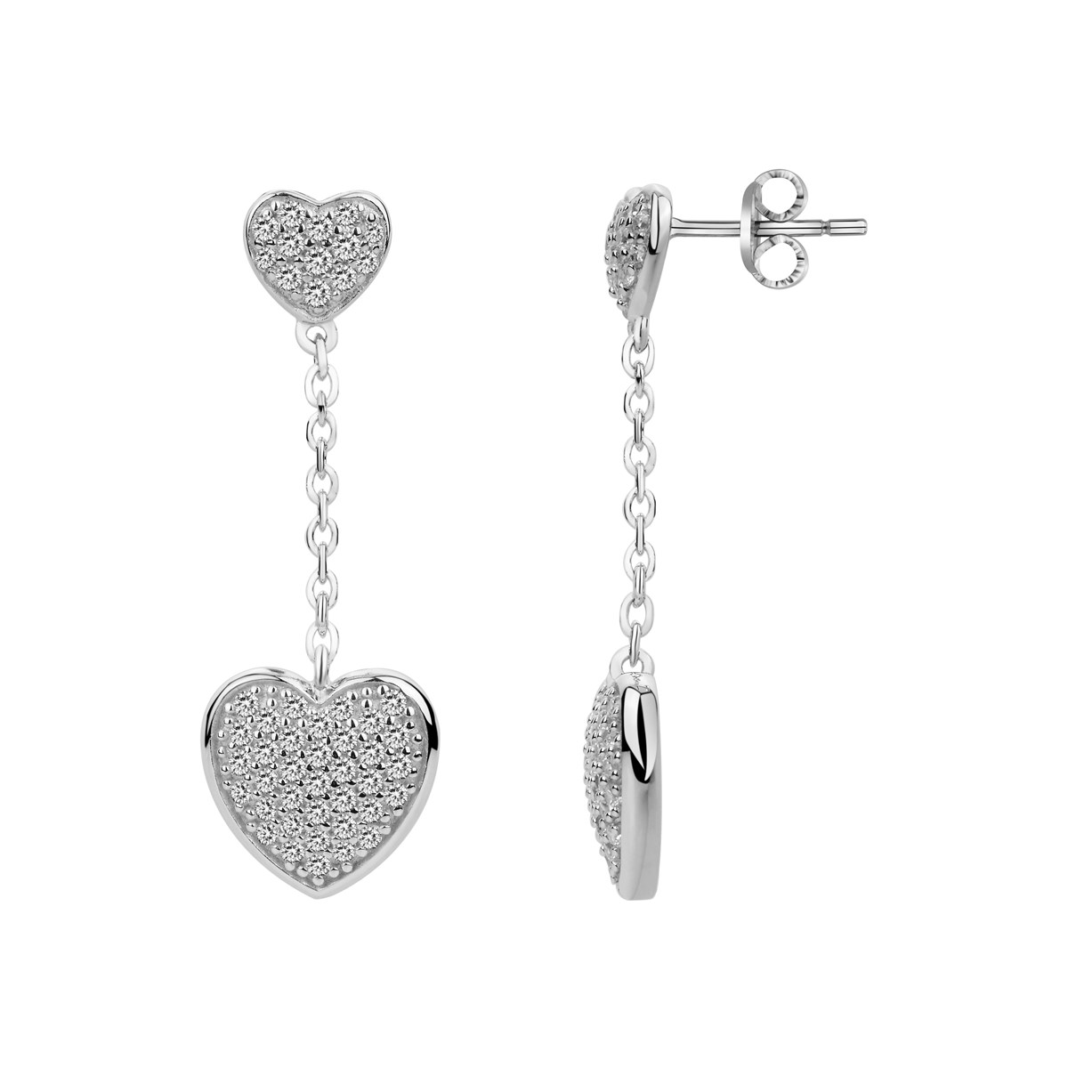 Boucles d'oreilles pendantes en Argent