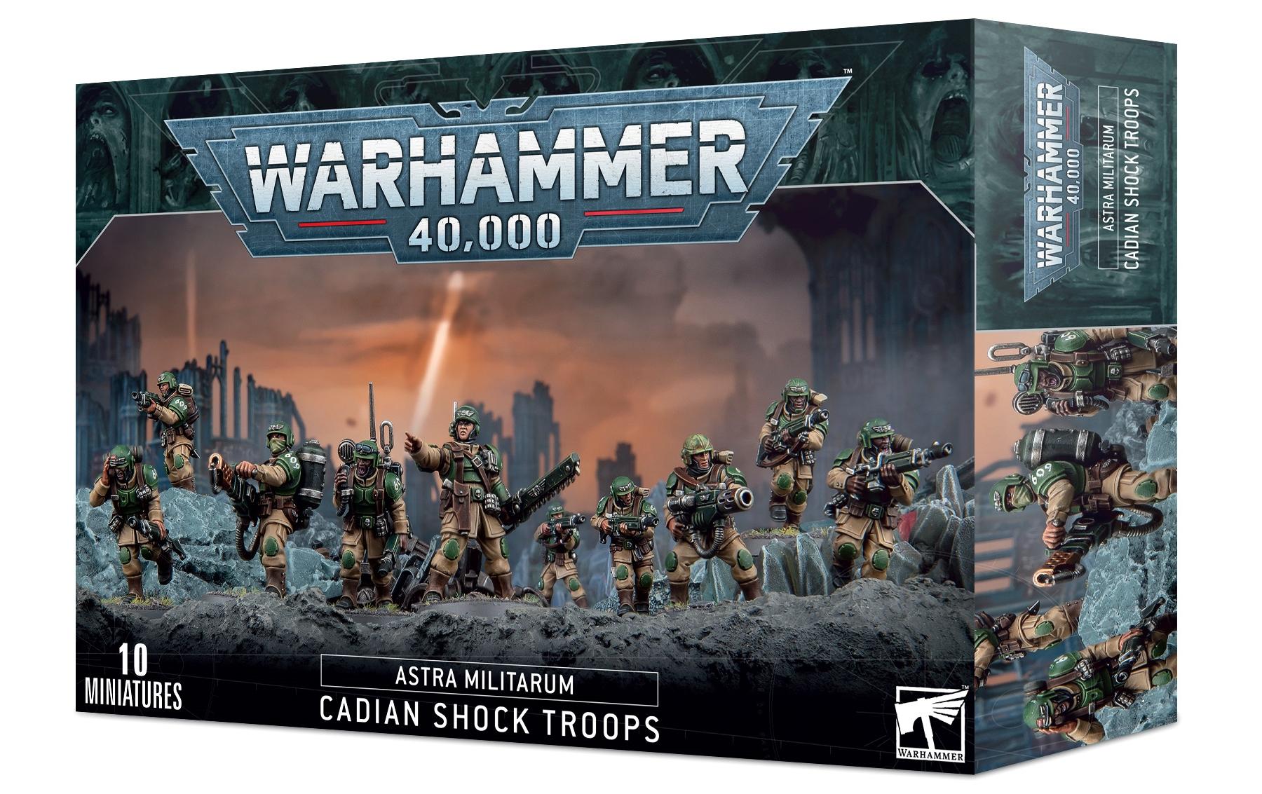 Figurenset Warhammer 40.000 Cadianische StosstruppenWarhammer 40.000 Astra Militarum Miniatur