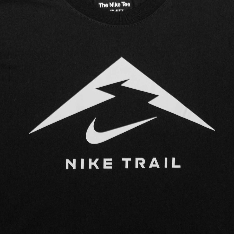 Nike T-shirt Running Dri-FIT Run Trail - Noir
