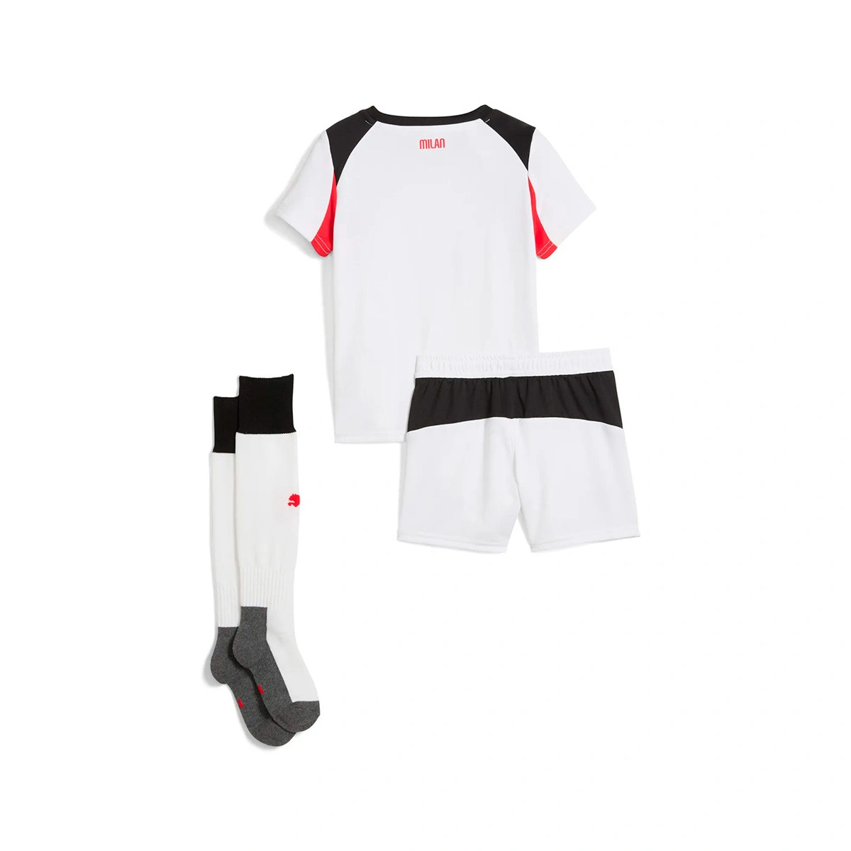 Conjunto Puma AC Milan Segundo Equipamento 2025-2026 Criança