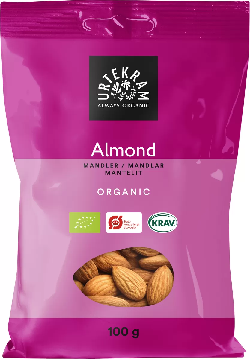 Urtekram Mandler Søde Spanske Ø - 100 g.