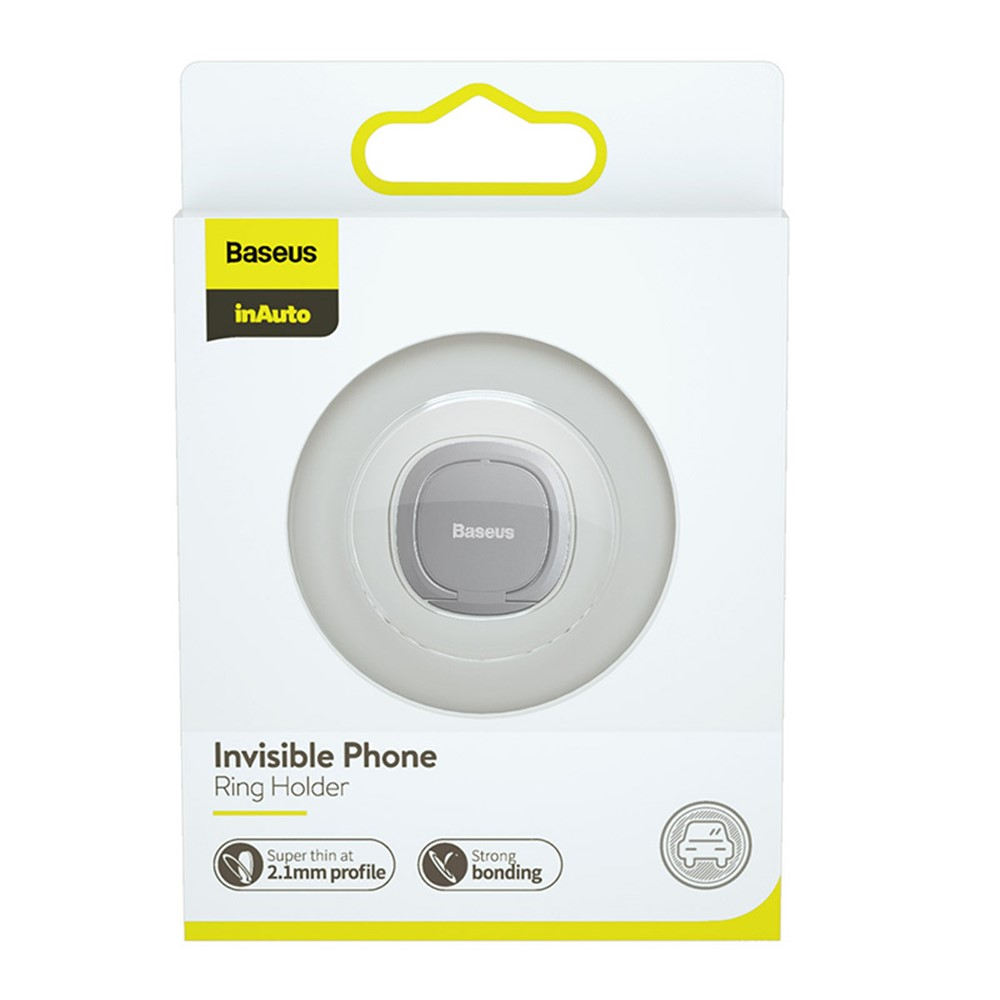 Magnetische Finger Griff Ring Halterung 120 Grad - Silber