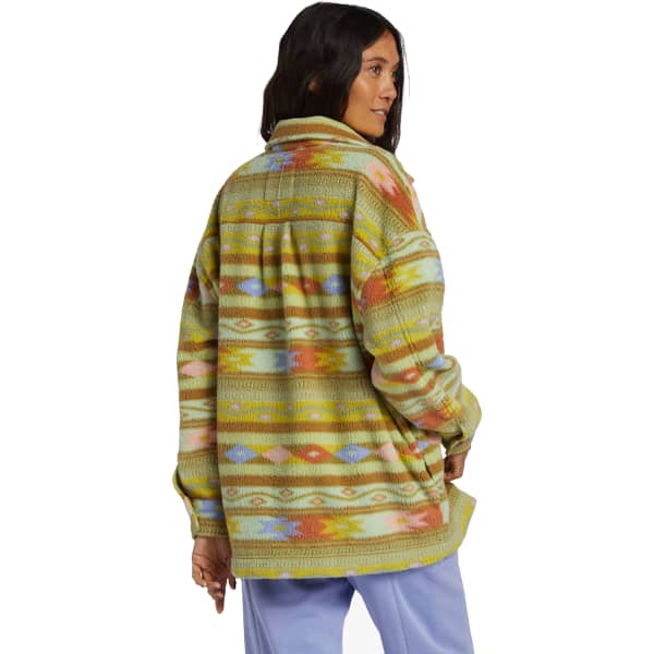 Chemise BILLABONG HAPPY CAMPER SHACKET W KIWI