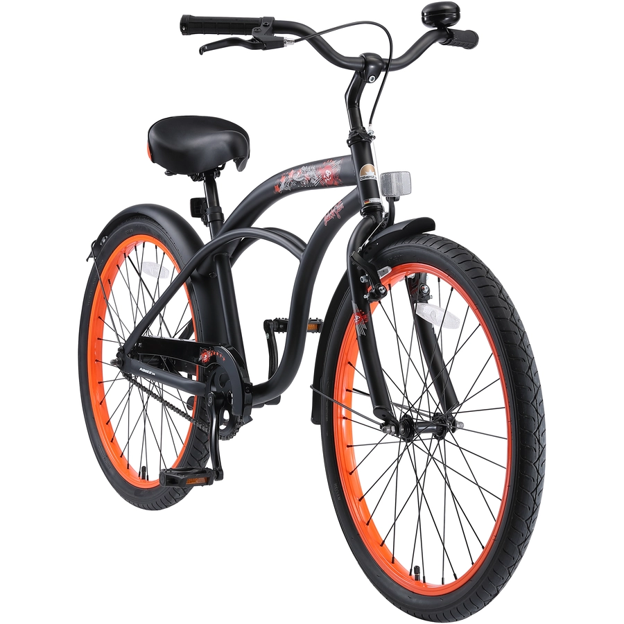 Bikestar Kinderrad 24 Zoll Cruiser schwarz