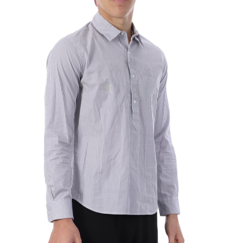 PSG PSG Chemise à Rayures Gris Homme PSG 109