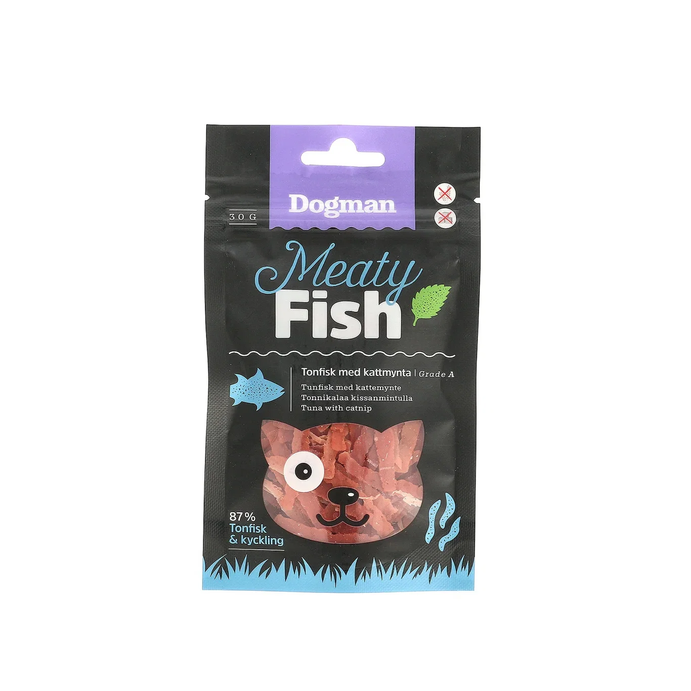 Dogman Godbiter tunfisk og kattemynte Dogman