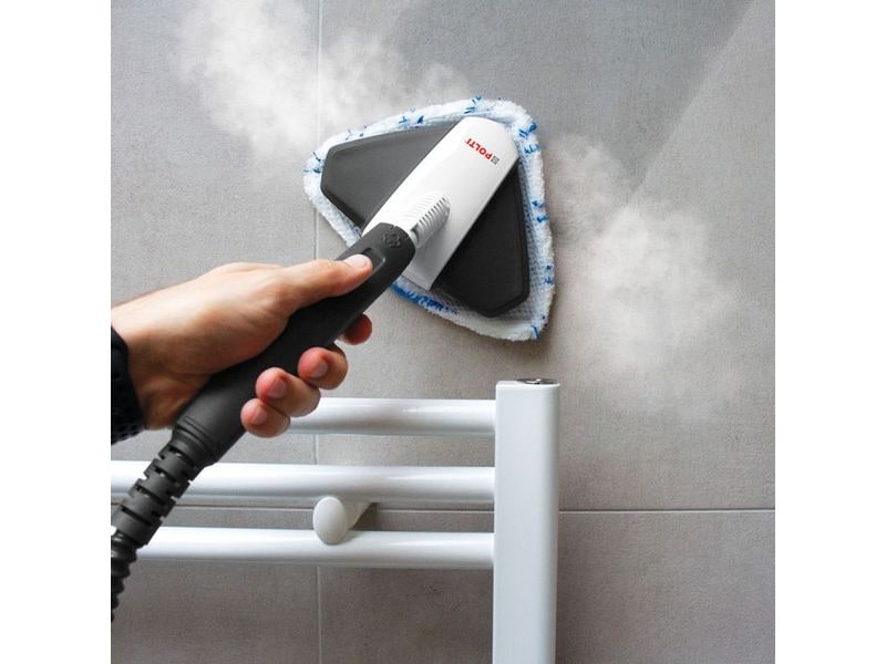 Polti Dampfbesen Vaporetto SV660_Stil 2-in-1-Dampfmopp mit integriertem tragbarem Reiniger