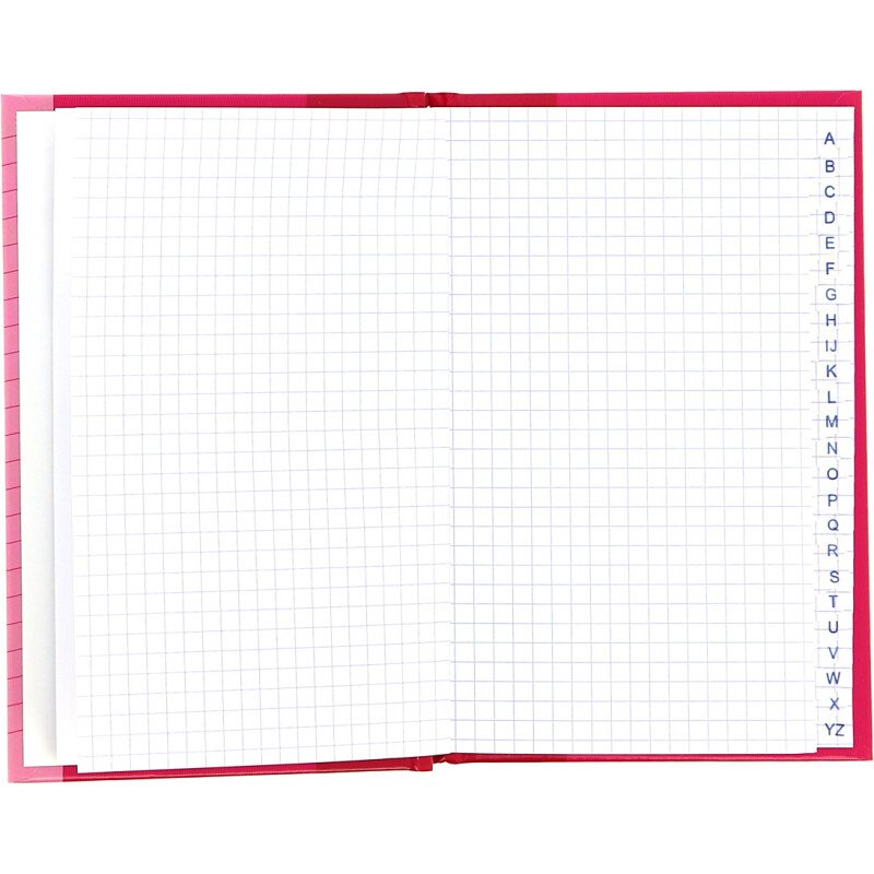 Répertoire Oxford Color Life 11x17cm petits carreaux 5mm 192 pages brochées couverture carte coloris assortis