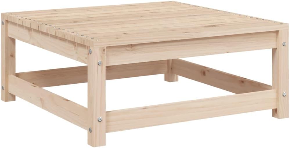 vidaXL Garten Sofa Garnitur 4-TLG., Gartenmöbel Set Latten-Design, Sitzgruppe für Garten Terrasse, Modular Gartensofa Lounge, Massivholz Kiefer
