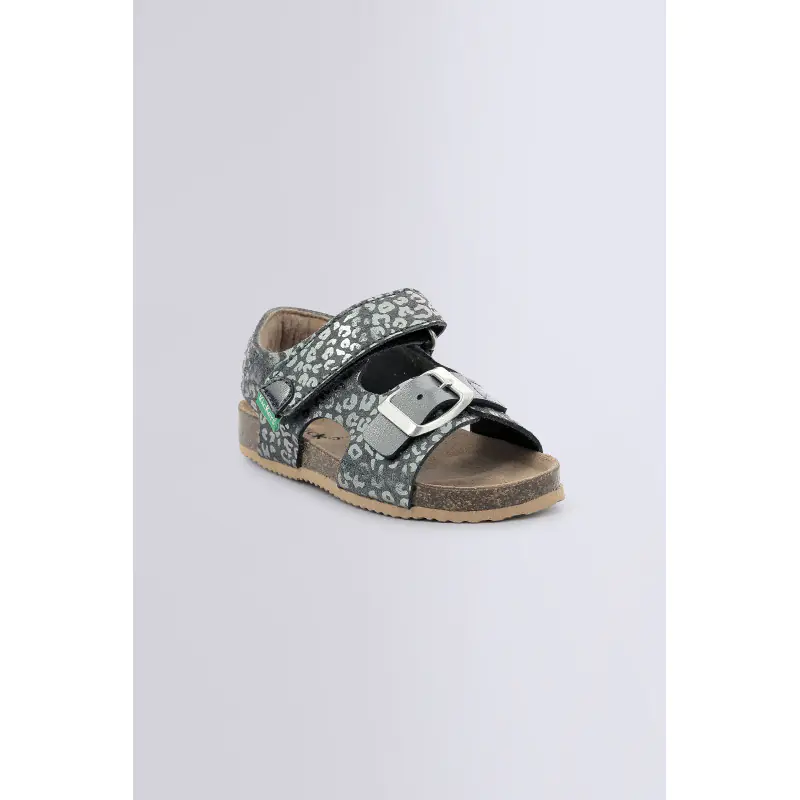 FUXIO ARGENT LEOPARD SANDALES Synthétique Fille