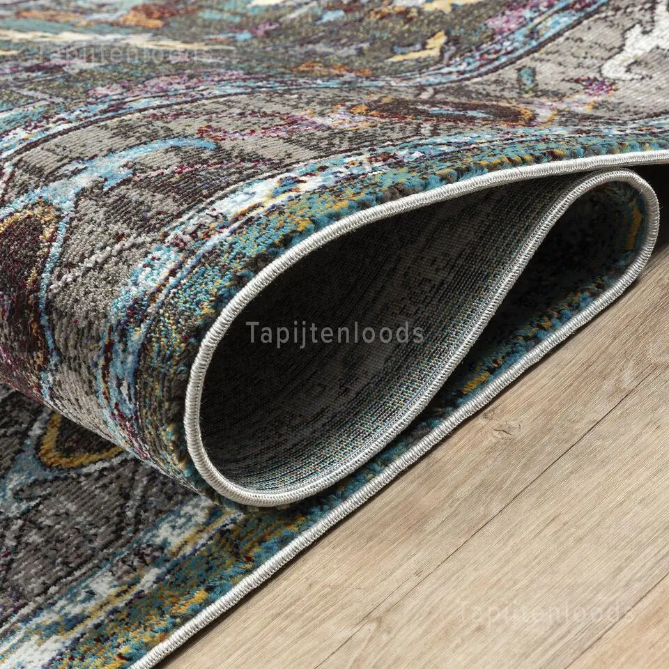 Picasso Pablo Vintage Vloerkleed Groen / Multi Laagpolig - 200x290 CM