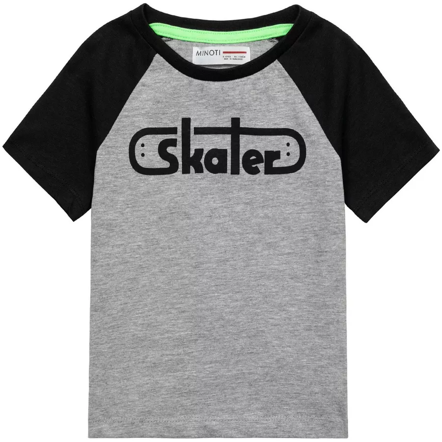 MINOTI T-Shirt GrauSchwarz