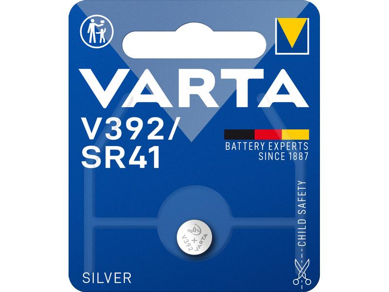 Varta Knopfzelle V392 / SR41 , 1 Stück Knopfzelle V392 (LR41/L736/AG3)