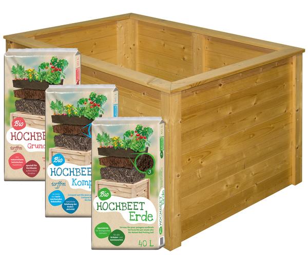 Floragard Hochbeet-Set Universal inkl. 540 l
