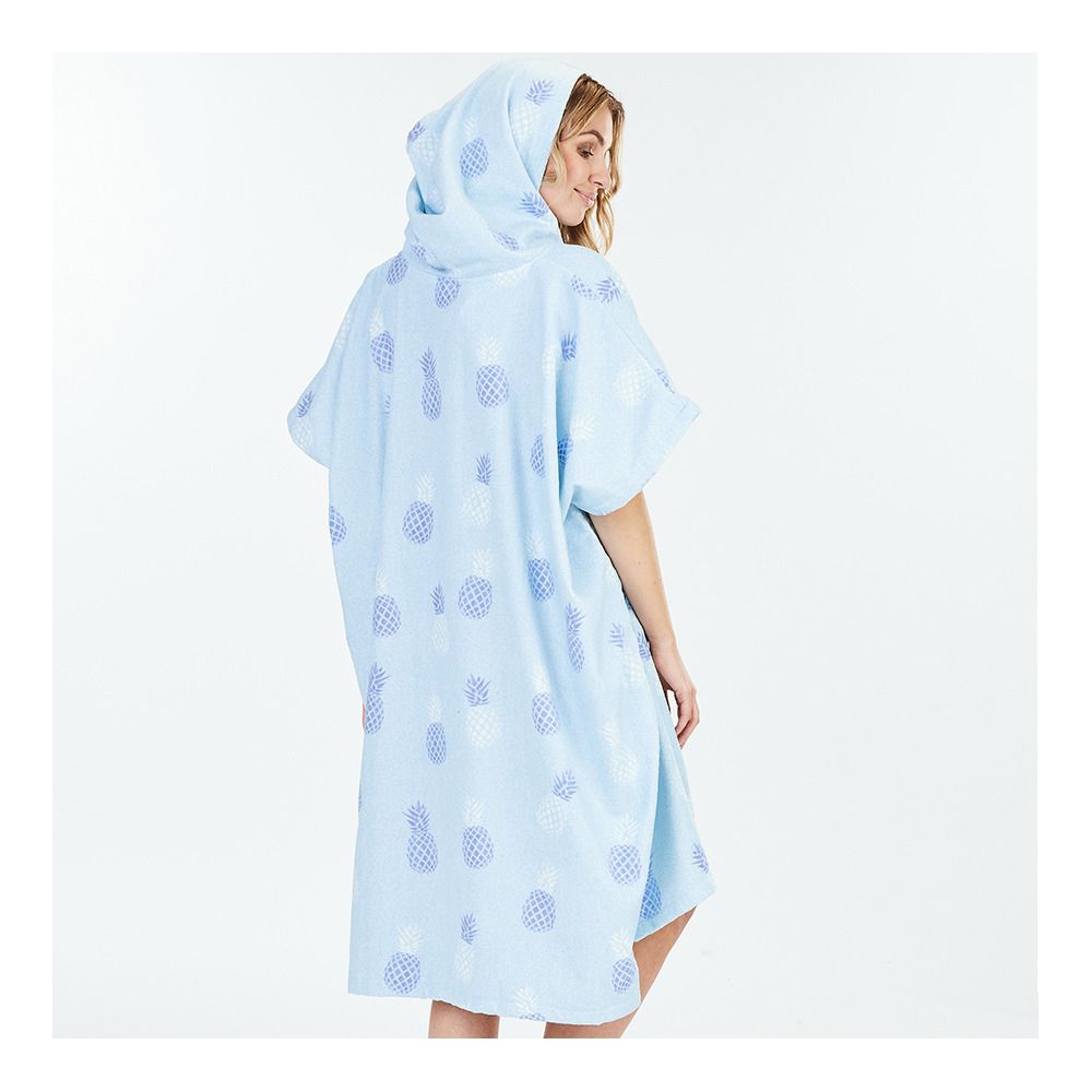 After Essentials PINEAPPLE - Poncho bleu