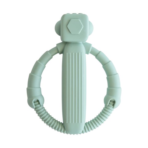 Mushie Rattle Bijtring - Robot