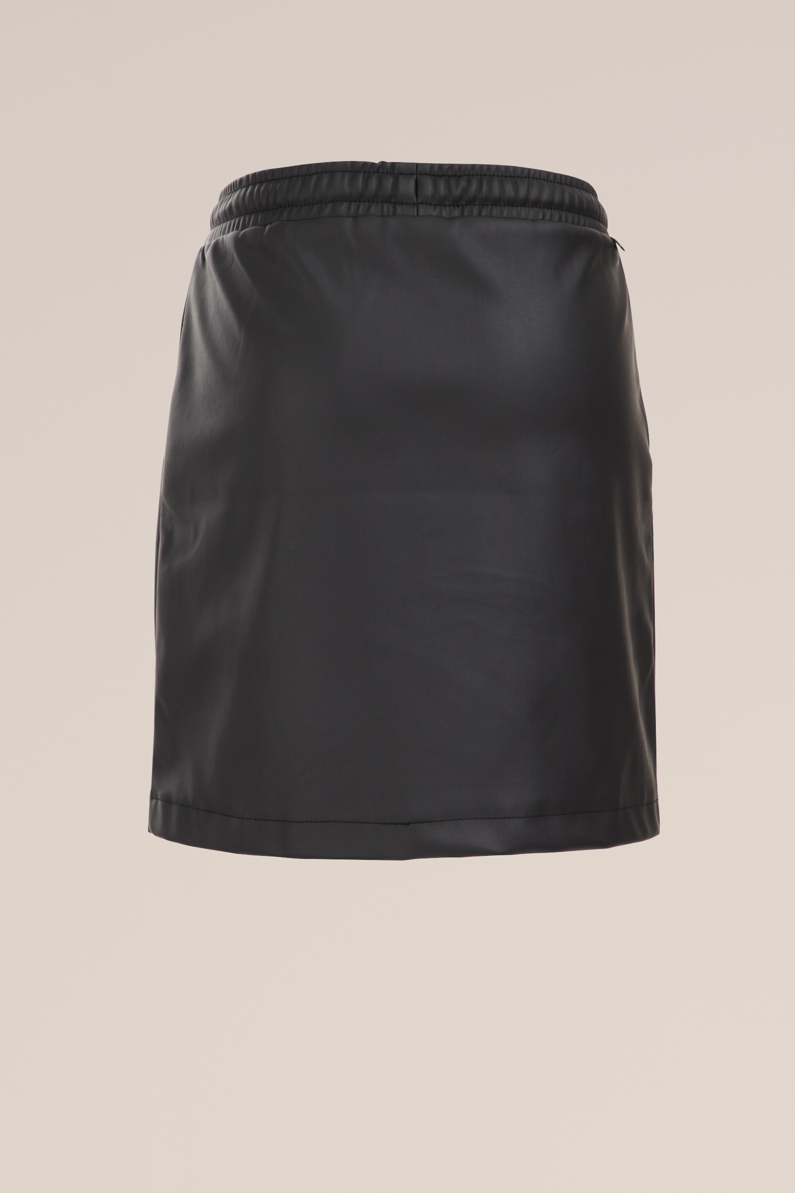 Meisjes rok van imitatieleer WE Fashion Zwart