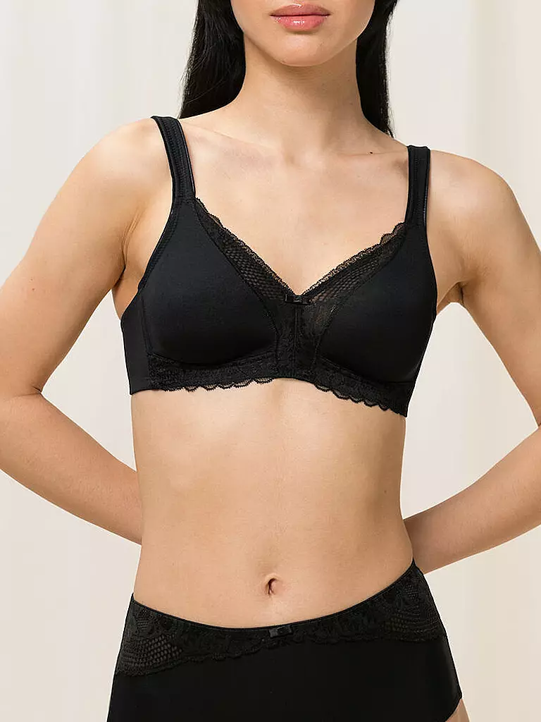 TRIUMPH BH ohne Bügel MODERN LACE black schwarz