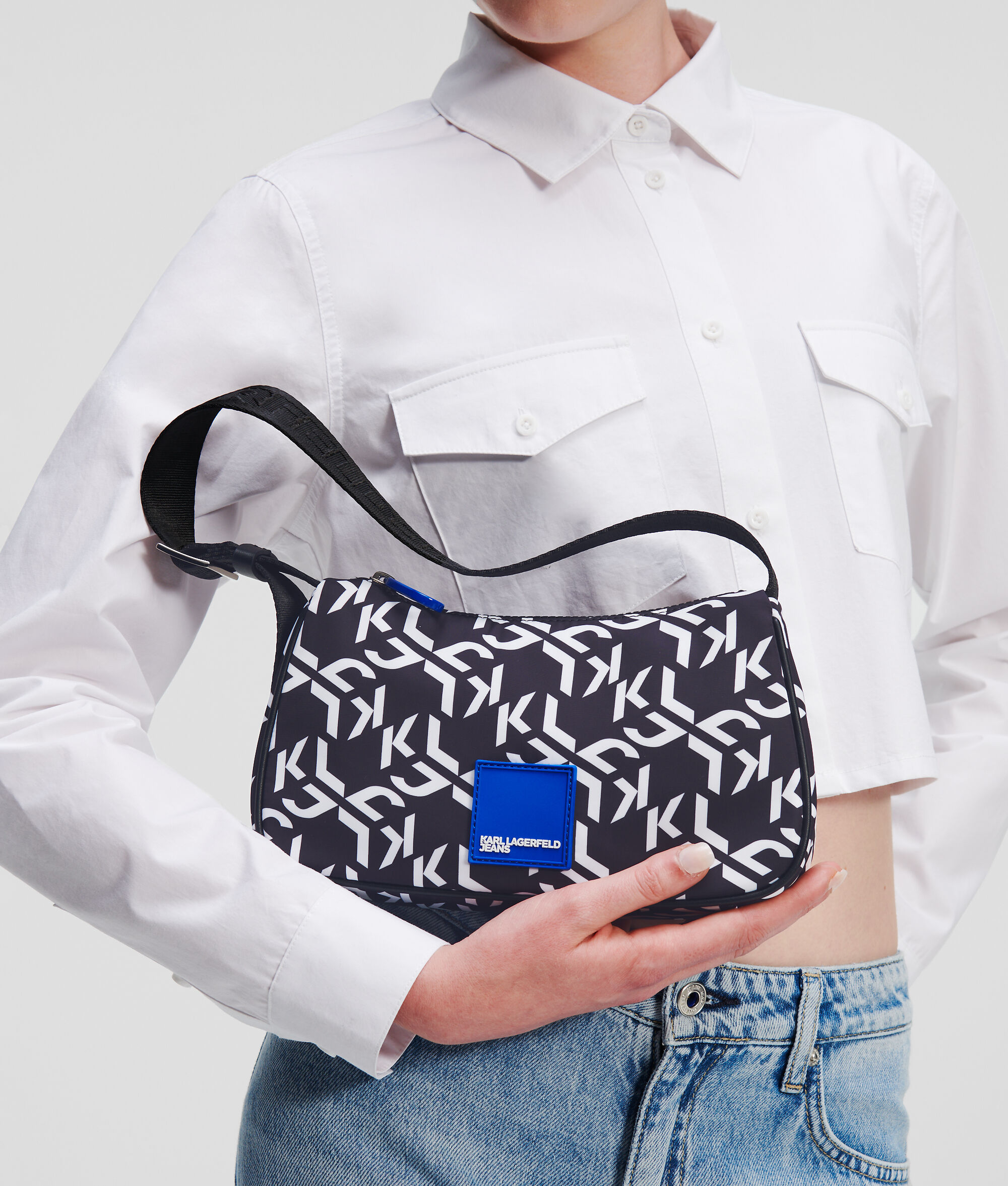 SAC BAGUETTE KLJ MONOGRAM