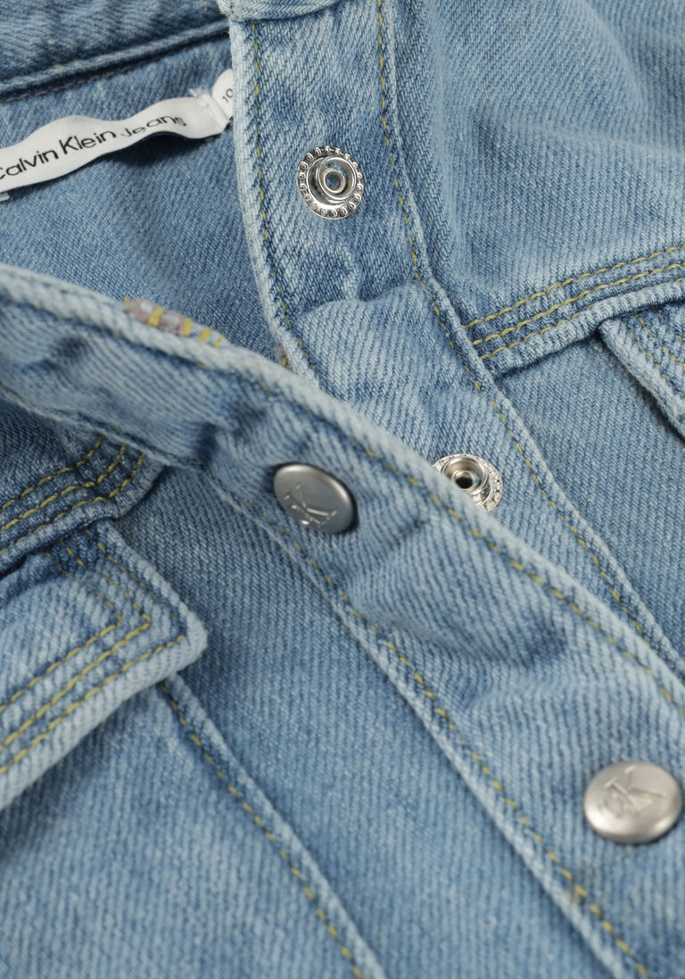 CALVIN KLEIN blauwe calvin klein blouse utility blue ss denim shirt