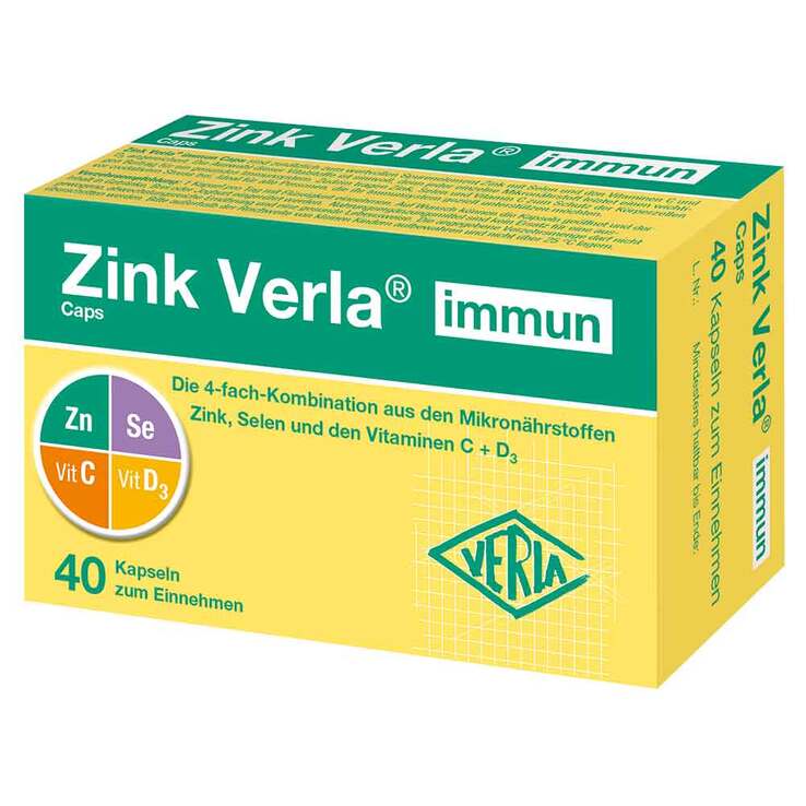 Zink Verla immun Caps, 40 St