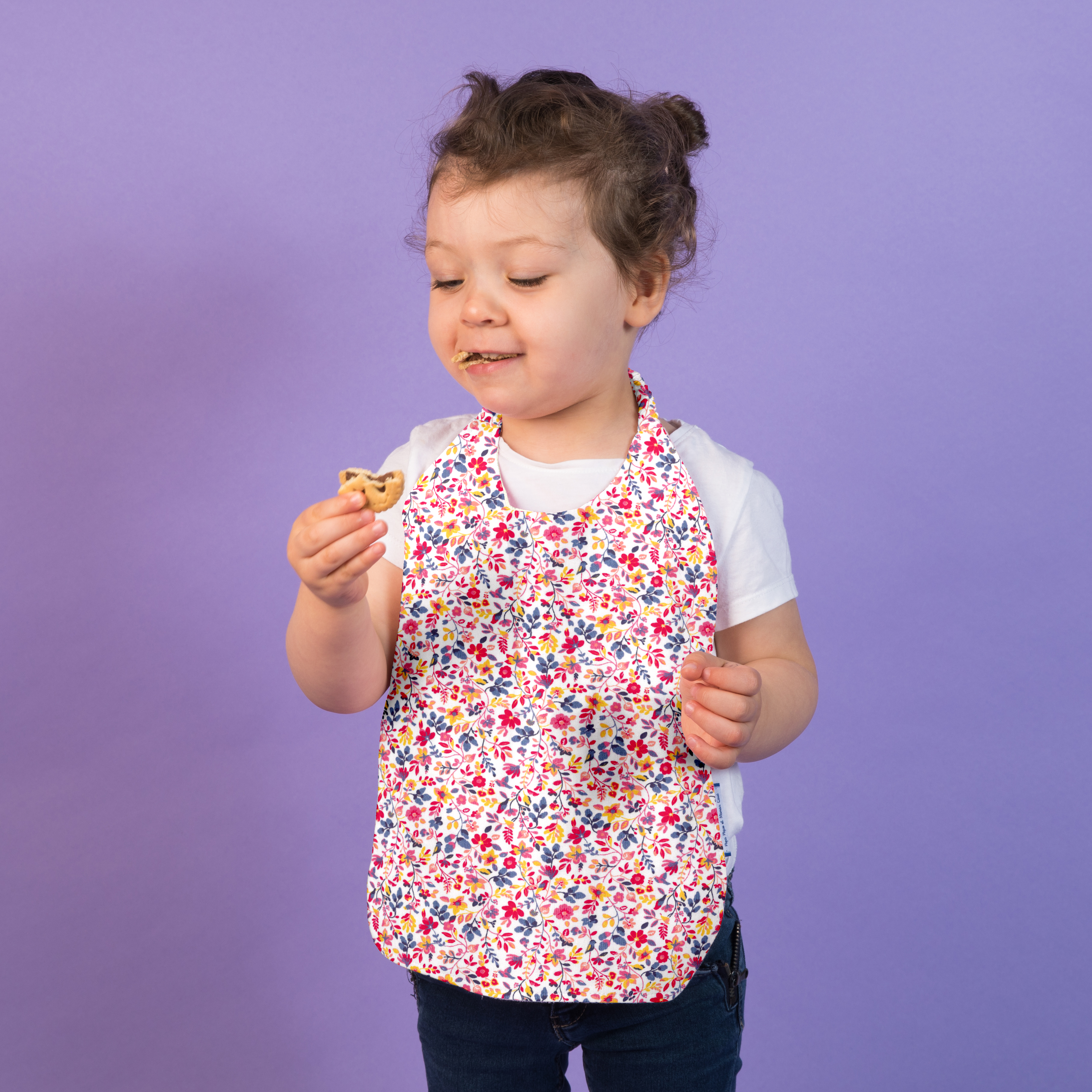 Serviette Enfant Élastique Lianes Printanieres
