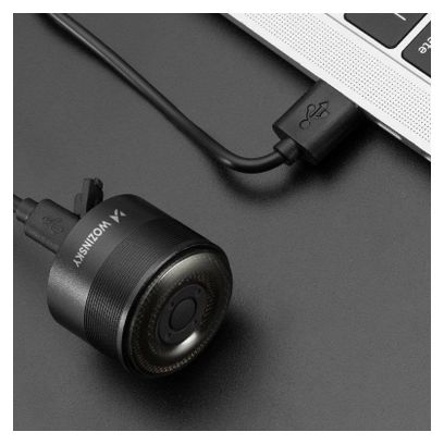 Feu arrière de vélo LED avec recharge USB-C  lumière rouge  5 modes