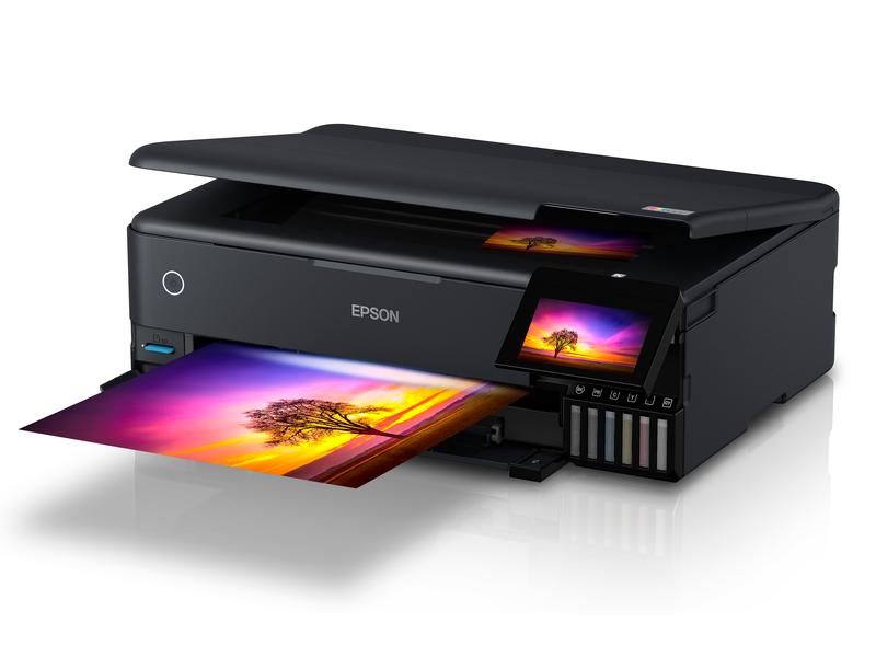 Epson Multifunktionsdrucker EcoTank ET-8550 A3-fähiger 3-in-1-Multifunktions-Fotodrucker mit EcoTank-System