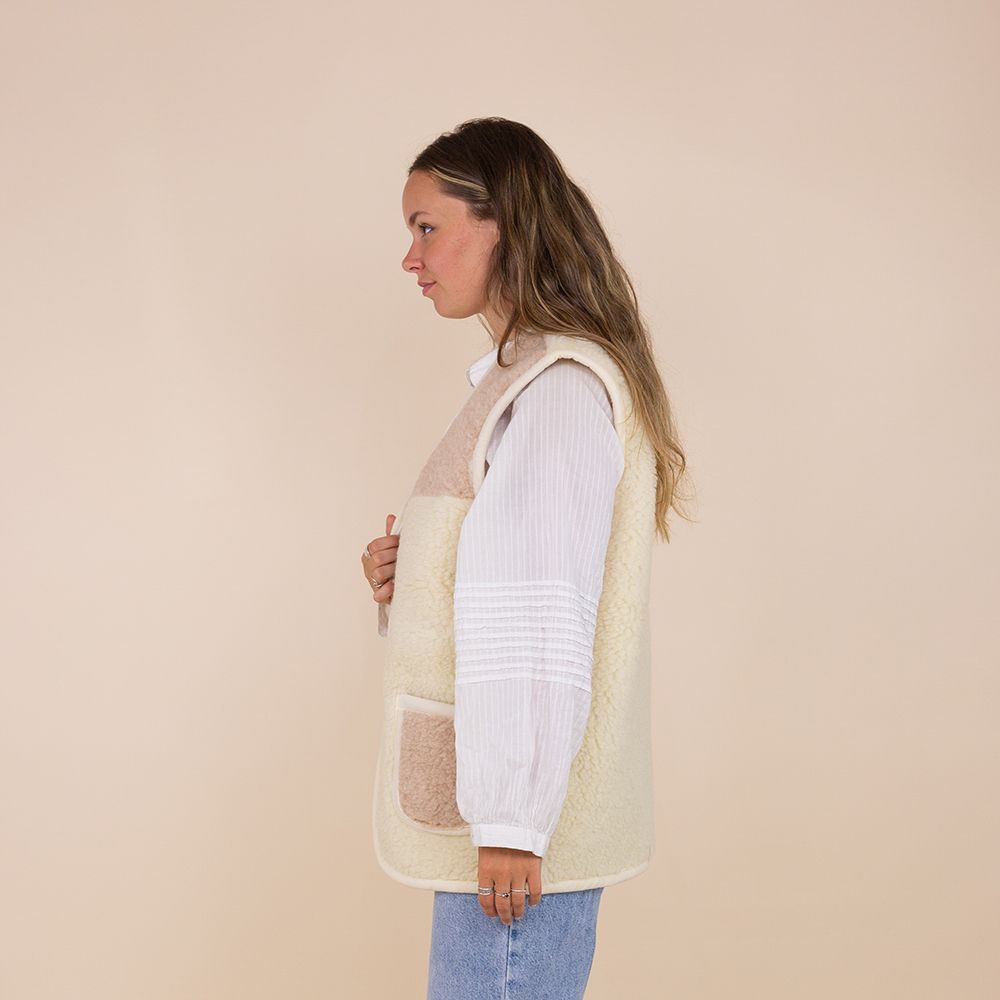 Moonrise dames bodywarmer wol Ayla rits
