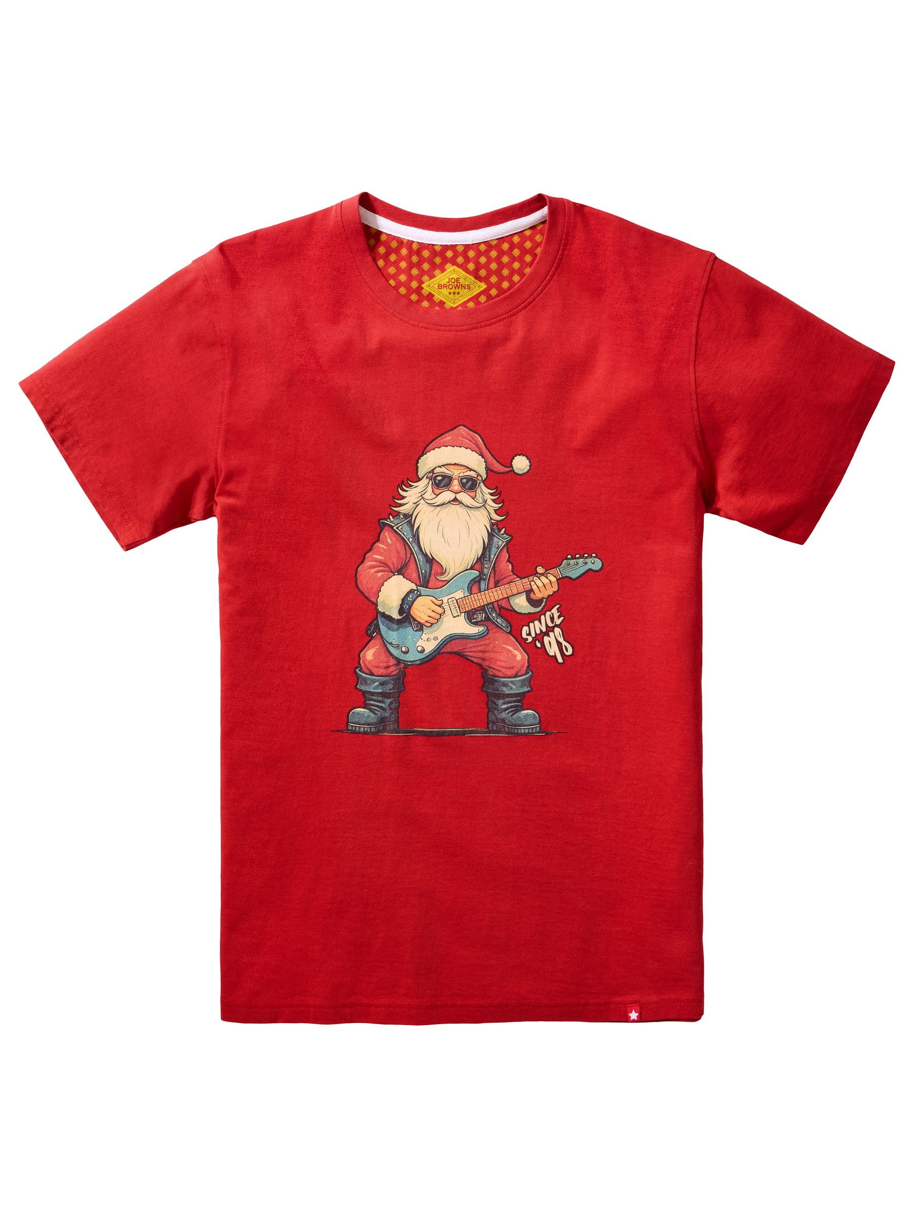 Joe Browns Santa Music Print Graphic T-Shirt