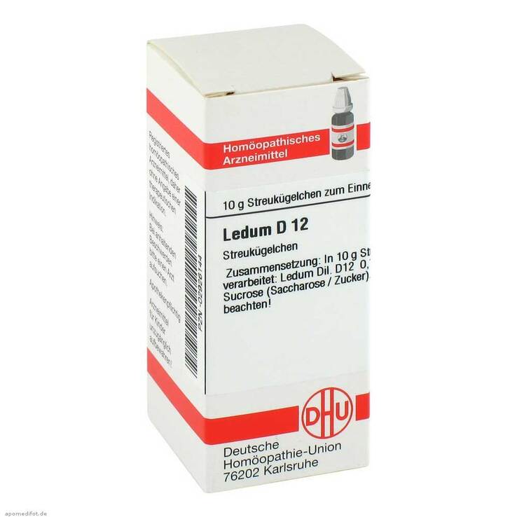 DHU Ledum D 12 Globuli, 10 g