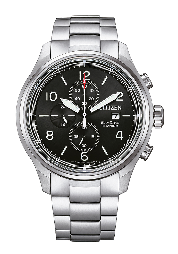 Citizen Eco-Drive Super Titanium Herrenchronograph