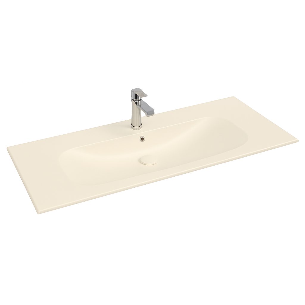 Isvea Infinity wastafel 120x50cm ivoor