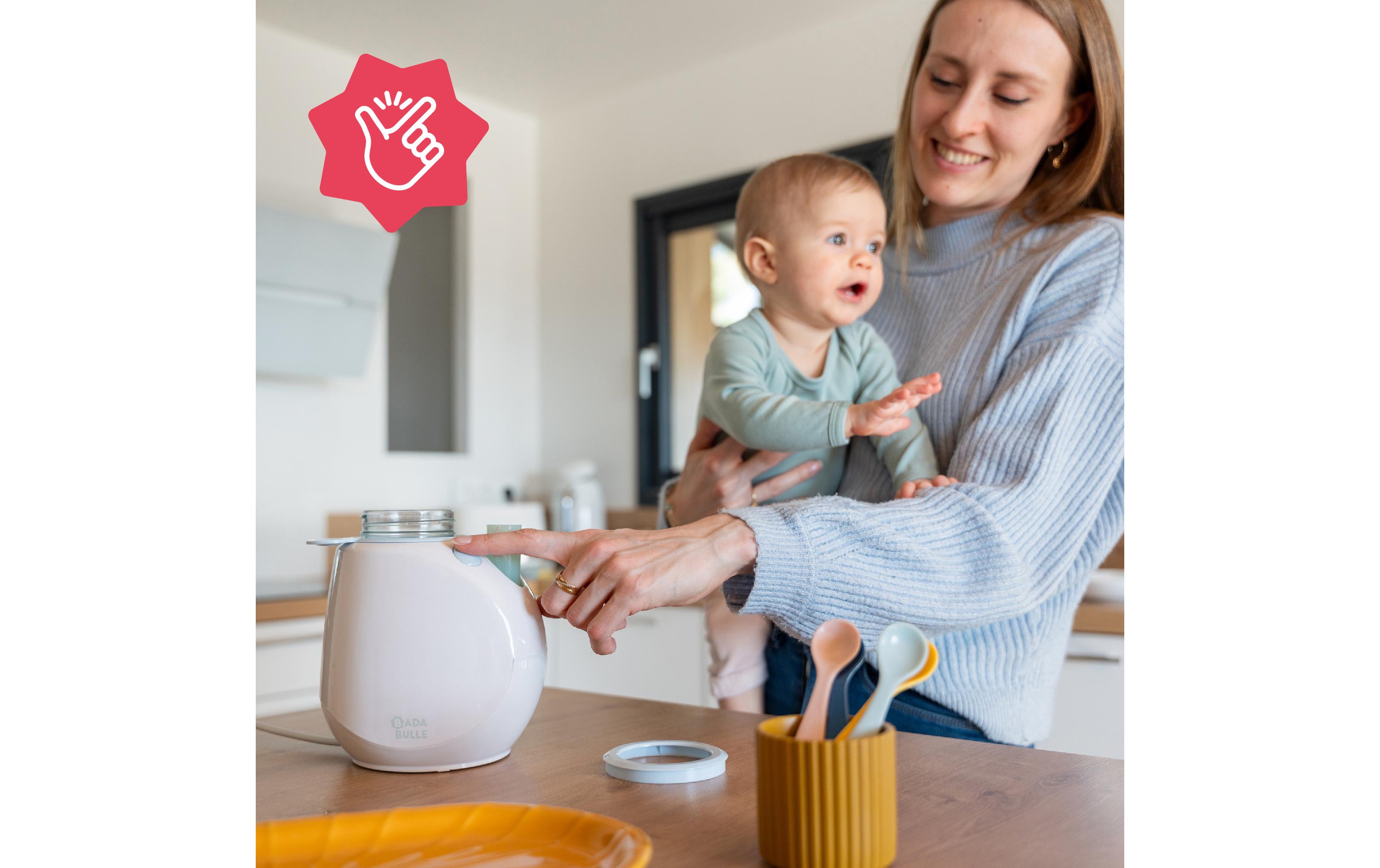 Flaschenwärmer Easy Plus Home WeissSchnelles Erwärmen von Flaschen