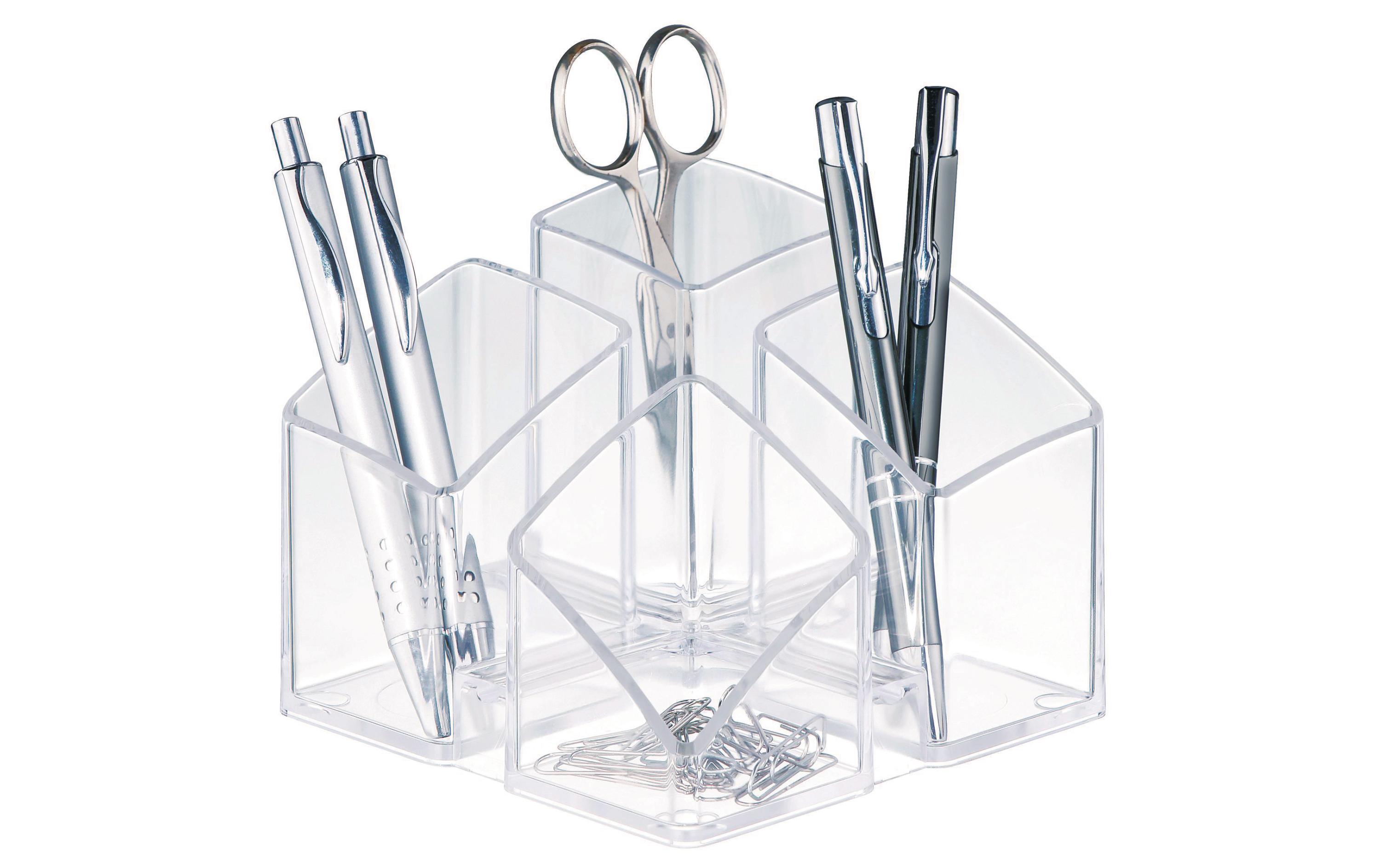 Stiftehalter SCALA TransparentSchreibtischköcher