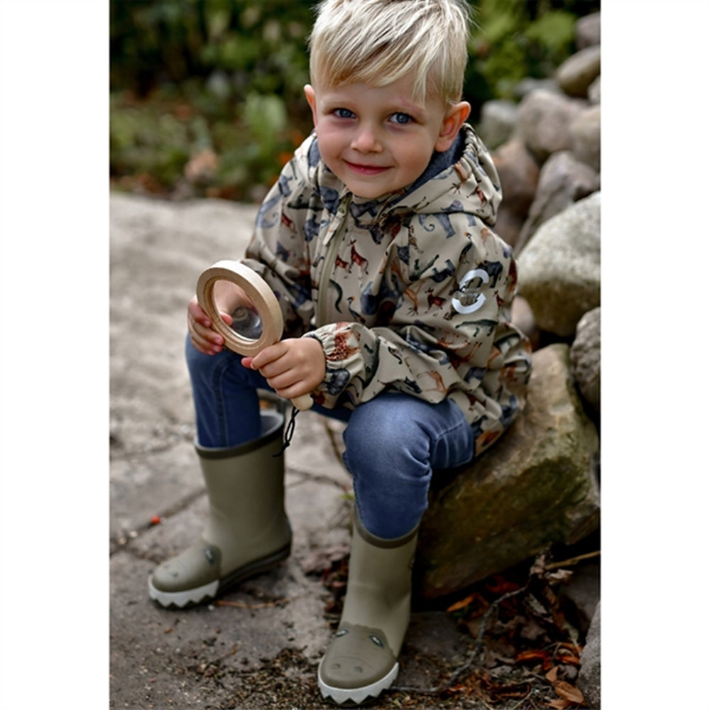 Softshell Jakke Olive Gray - Mikk-Line