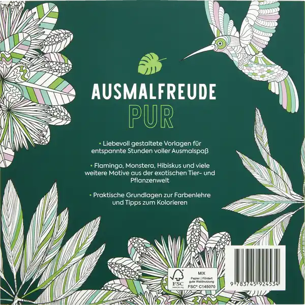 Malbuch Tropentraum